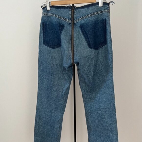 REFORMATION – Zipper Crop Straight Leg Jeans  – Size 27 – Excellent condition - Picture 4 of 10